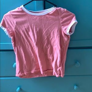 Forever 21 pink short sleeve
